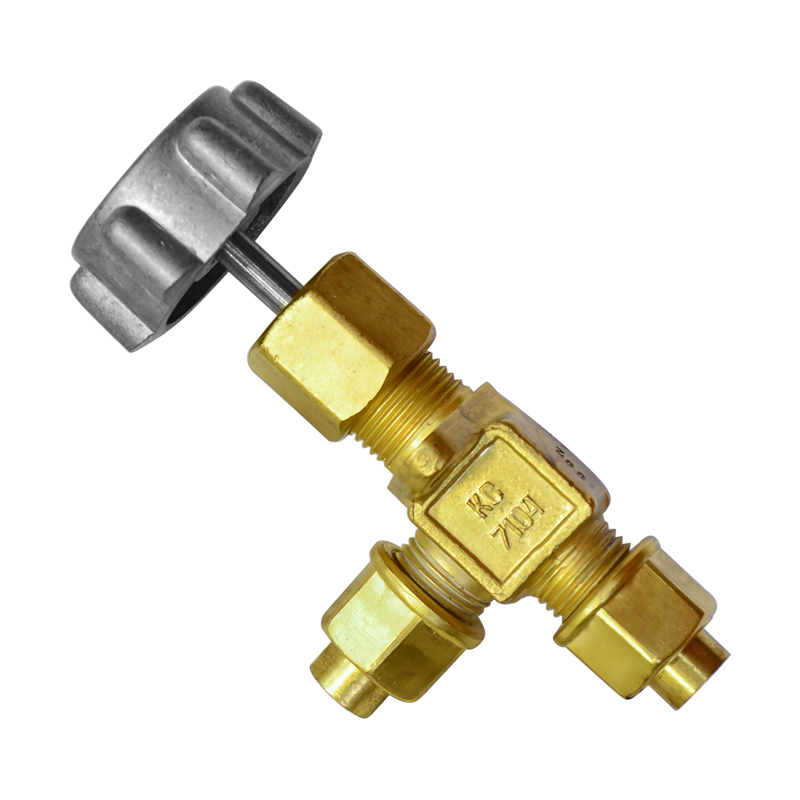 Клапан запорный продувочный угловой АЗК-10-6/250 (КС 7155), Ру-250, Ду-6 .